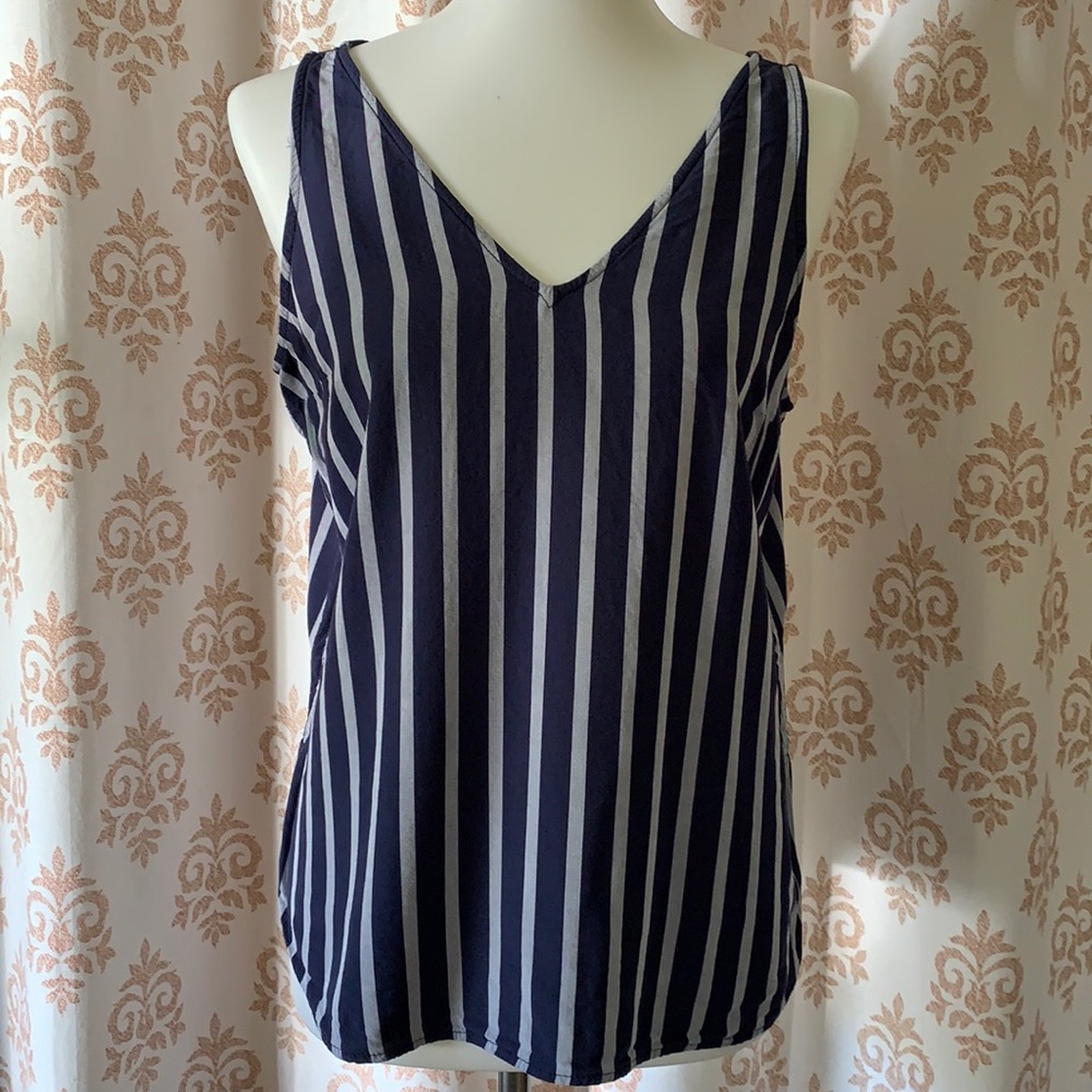 Old Navy vertical striped tank top M